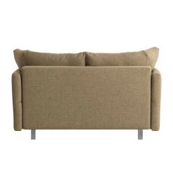 Chillout by Franz Fertig Canapé convertible Florenz - Marron clair - Largeur : 156 cm -Canapés Soldes Magasin schlafsofa florenz webstoff hellbraun 156 cm 1385106