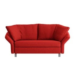 Chillout by Franz Fertig Canapé convertible Florenz - Rouge - Largeur : 156 cm