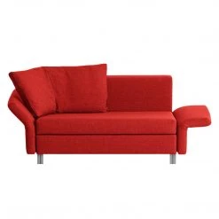 Chillout by Franz Fertig Canapé convertible Florenz - Rouge - Largeur : 156 cm -Canapés Soldes Magasin schlafsofa florenz webstoff rot 156 cm 1384942