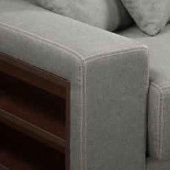 Fredriks Canapé convertible Forcett - Tissu -Canapés Soldes Magasin schlafsofa forcett webstof grau 5107376