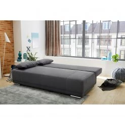 Loftscape Canapé convertible Freeland - Microfibre - Gris -Canapés Soldes Magasin schlafsofa freeland microfaser grau 4825028