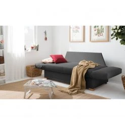 Loftscape Canapé convertible Gardner II - Tissu - Anthracite -Canapés Soldes Magasin schlafsofa gardner webstoff anthrazit 5211148