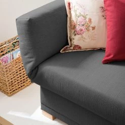 Loftscape Canapé convertible Gardner II - Tissu - Anthracite -Canapés Soldes Magasin schlafsofa gardner webstoff anthrazit 5211160