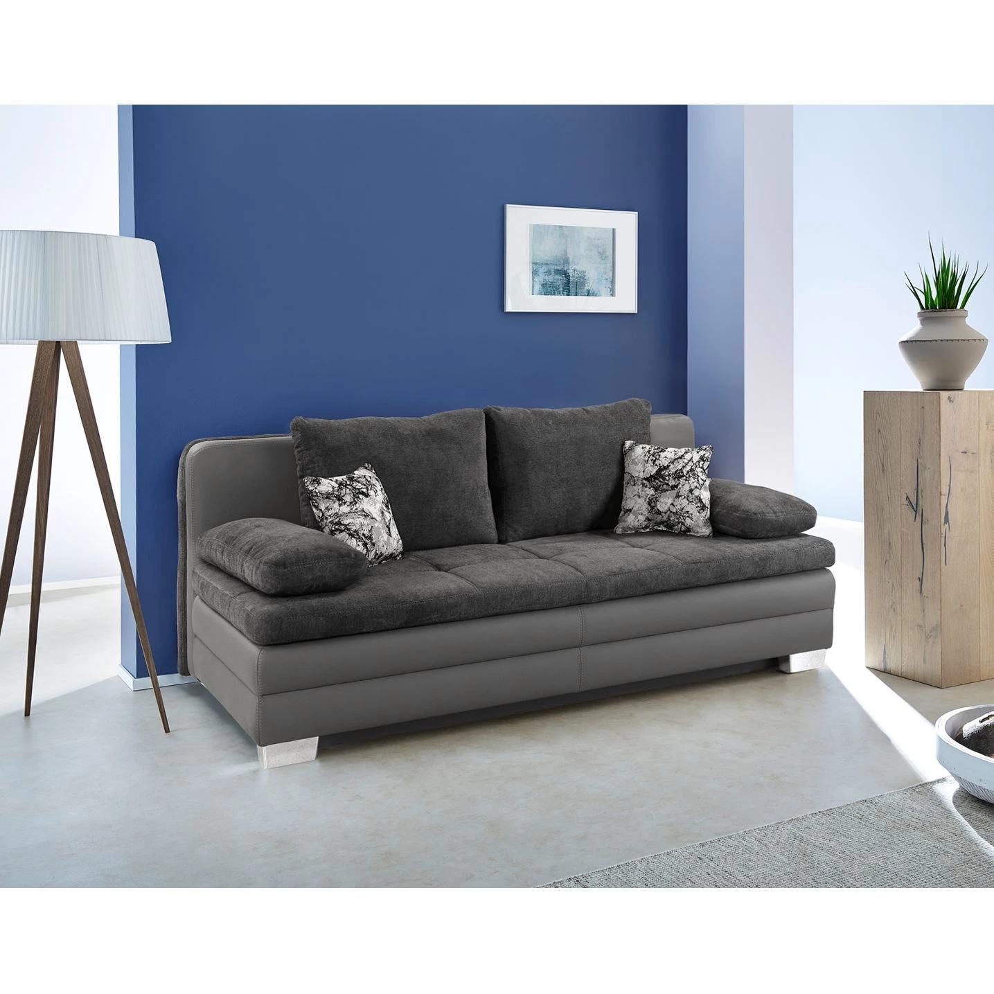 Home Design Canapé convertible Gibb - Gris / Anthracite 3 Home Design Canapé convertible Gibb - Gris / Anthracite – Image 3