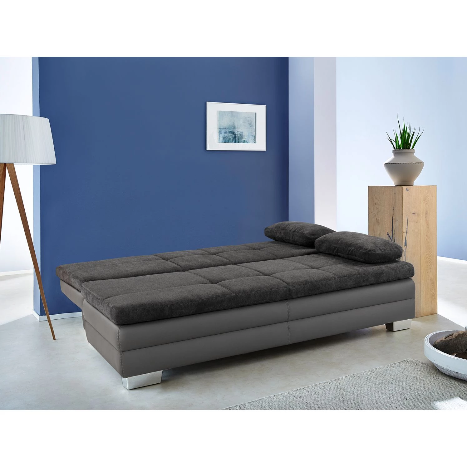 Home Design Canapé convertible Gibb - Gris / Anthracite 5 Home Design Canapé convertible Gibb - Gris / Anthracite – Image 5