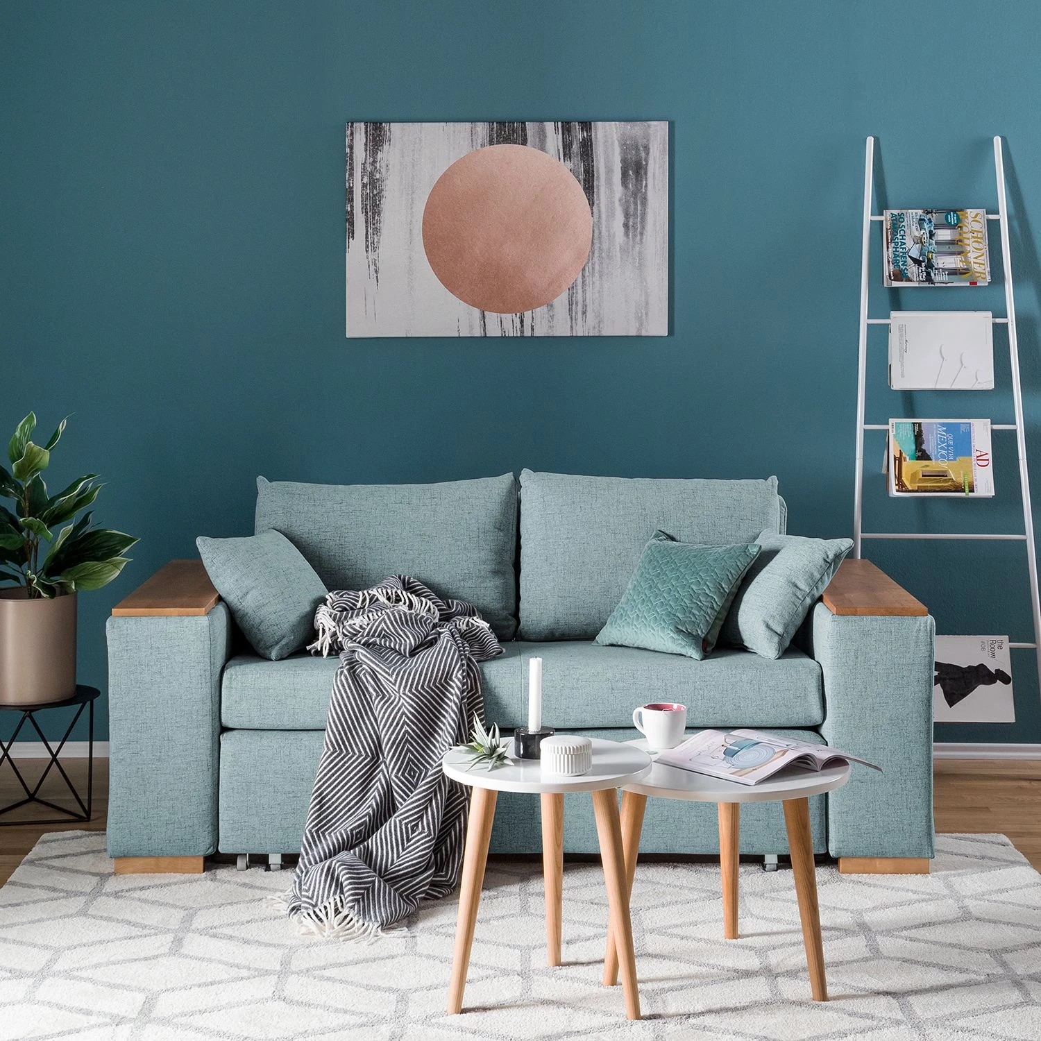 Mooved Canapé convertible Latina - Gris pigeon - Largeur : 170 cm 3 Mooved Canapé convertible Latina - Gris pigeon - Largeur : 170 cm – Image 3