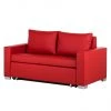Mooved Canapé convertible Latina XIV - Rouge - Largeur : 173 cm