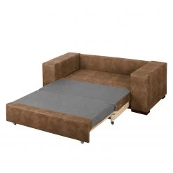 Mooved Canapé convertible Latina III - Latte macchiatto - Largeur : 176 cm -Canapés Soldes Magasin schlafsofa latina iii antiklederoptik latte macchiato 176 cm 4359768