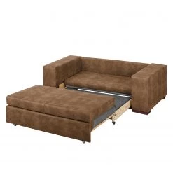 Mooved Canapé convertible Latina III - Latte macchiatto - Largeur : 176 cm -Canapés Soldes Magasin schlafsofa latina iii antiklederoptik latte macchiato 176 cm 4359772