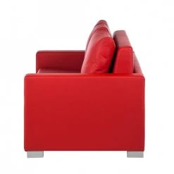 Mooved Canapé convertible Latina XIV - Rouge - Largeur : 173 cm -Canapés Soldes Magasin schlafsofa latina kunstleder rot 293240