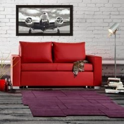 Mooved Canapé convertible Latina XIV - Rouge - Largeur : 173 cm -Canapés Soldes Magasin schlafsofa latina kunstleder rot 293247