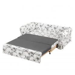 Mooved Canapé convertible Latina VII - Blanc / Gris - Largeur : 165 cm -Canapés Soldes Magasin schlafsofa latina vii webstoff weiss grau 165 cm 4191388