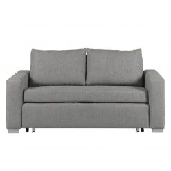 Mooved Canapé convertible Latina - Tissu Doran : Gris - Largeur : 150 cm -Canapés Soldes Magasin schlafsofa latina webstoff grau 150 cm 4047940