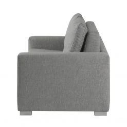 Mooved Canapé convertible Latina - Tissu Doran : Gris - Largeur : 150 cm -Canapés Soldes Magasin schlafsofa latina webstoff grau 150 cm 4047944