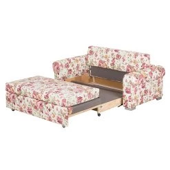 Mooved Canapé convertible Latina XII - Largeur : 185 cm -Canapés Soldes Magasin schlafsofa latina webstoff mehrfarbig 185 cm abgerundete armlehnen 2874014