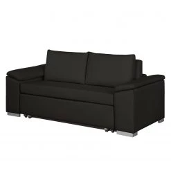 Mooved Canapé convertible Latina IV Tissu - Noir - Largeur : 190 cm