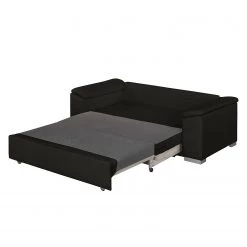 Mooved Canapé convertible Latina IV Tissu - Noir - Largeur : 190 cm -Canapés Soldes Magasin schlafsofa latina webstoff schwarz 165 cm 3648869