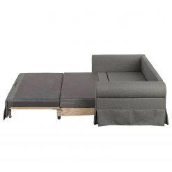 Mooved Canapé convertible Latina XIII Tissu - Gris - Largeur : 165 cm -Canapés Soldes Magasin schlafsofa latina xiii webstoff grau 165 cm 4910480