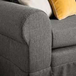 Mooved Canapé convertible Latina XIII Tissu - Gris - Largeur : 165 cm -Canapés Soldes Magasin schlafsofa latina xiii webstoff grau 165 cm 4910520