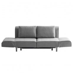 Chillout by Franz Fertig Canapé convertible Leo - Gris clair -Canapés Soldes Magasin schlafsofa leo webstoff hellgrau 1396262