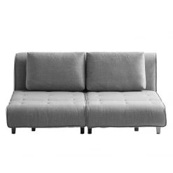 Chillout by Franz Fertig Canapé convertible Leo - Gris clair -Canapés Soldes Magasin schlafsofa leo webstoff hellgrau 1396270