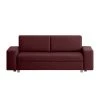 Chillout by Franz Fertig Canapé convertible Plaza - Bordeaux - Largeur : 178 cm - Sans fonction