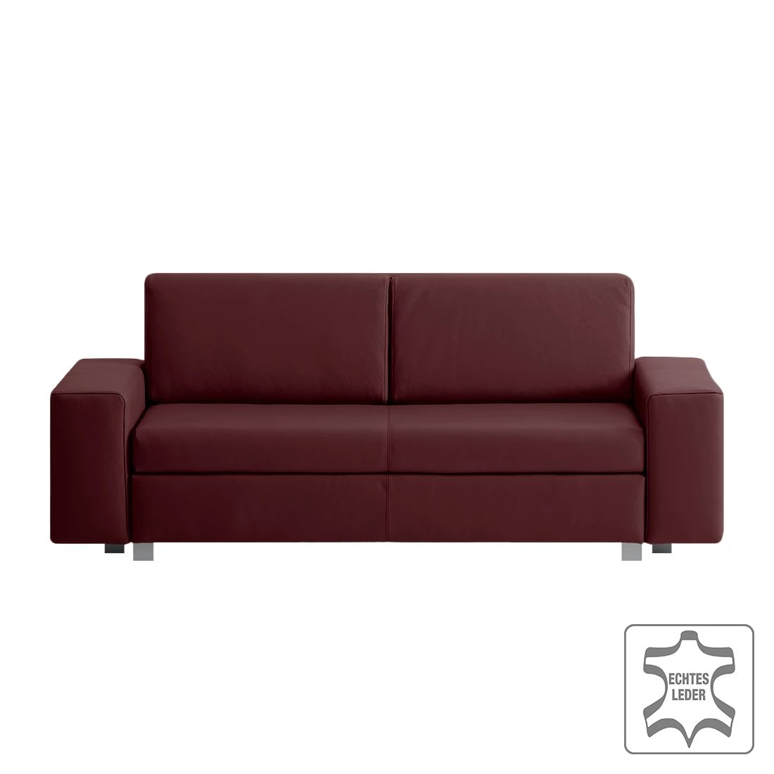 Chillout by Franz Fertig Canapé convertible Plaza - Bordeaux - Largeur : 178 cm - Sans fonction 2 Chillout by Franz Fertig Canapé convertible Plaza - Bordeaux - Largeur : 178 cm - Sans fonction – Image 2
