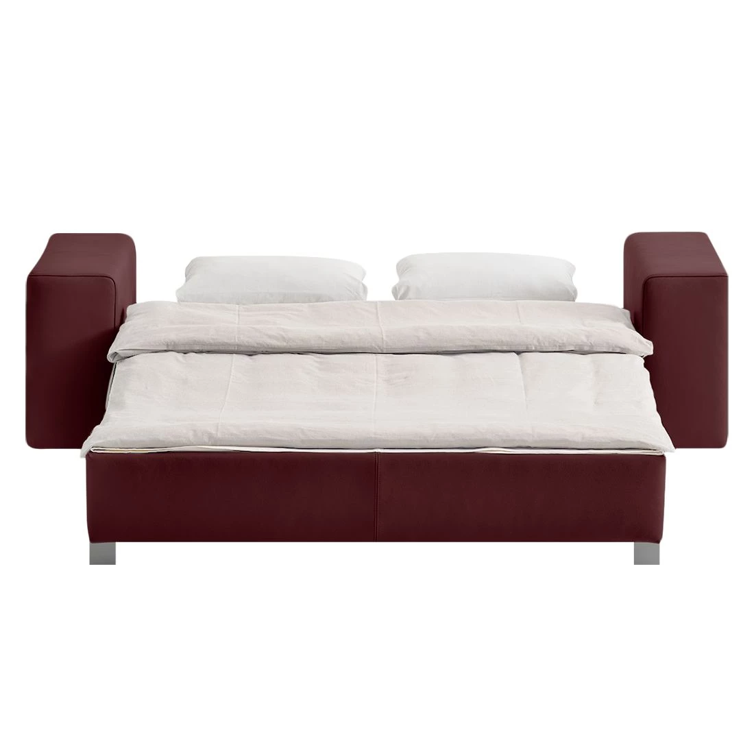 Chillout by Franz Fertig Canapé convertible Plaza - Bordeaux - Largeur : 178 cm - Sans fonction 3 Chillout by Franz Fertig Canapé convertible Plaza - Bordeaux - Largeur : 178 cm - Sans fonction – Image 3