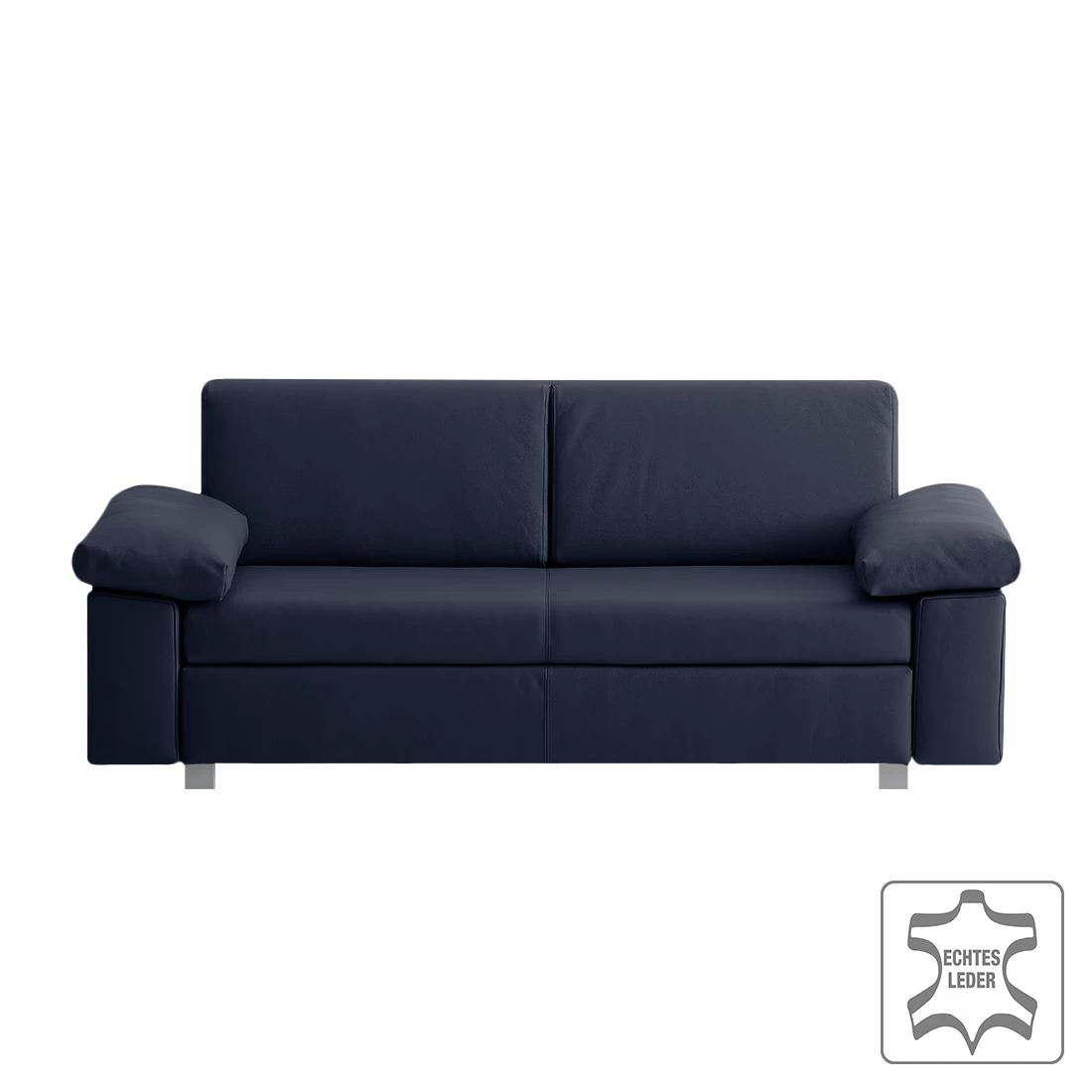 Chillout by Franz Fertig Canapé convertible Plaza - Bleu foncé - Largeur : 172 cm - Accoudoir réglable 2 Chillout by Franz Fertig Canapé convertible Plaza - Bleu foncé - Largeur : 172 cm - Accoudoir réglable – Image 2