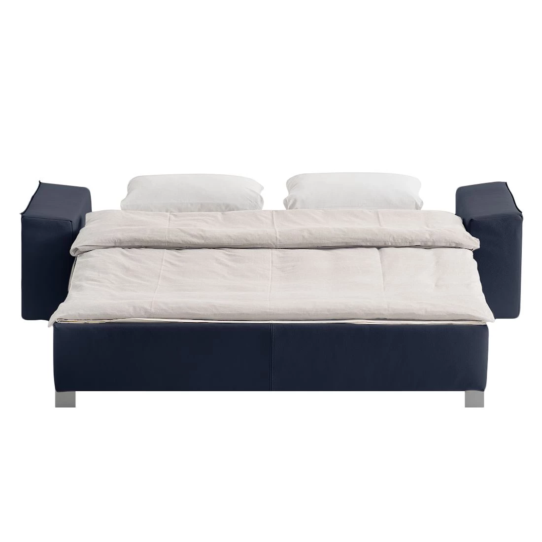 Chillout by Franz Fertig Canapé convertible Plaza - Bleu foncé - Largeur : 172 cm - Accoudoir réglable 3 Chillout by Franz Fertig Canapé convertible Plaza - Bleu foncé - Largeur : 172 cm - Accoudoir réglable – Image 3