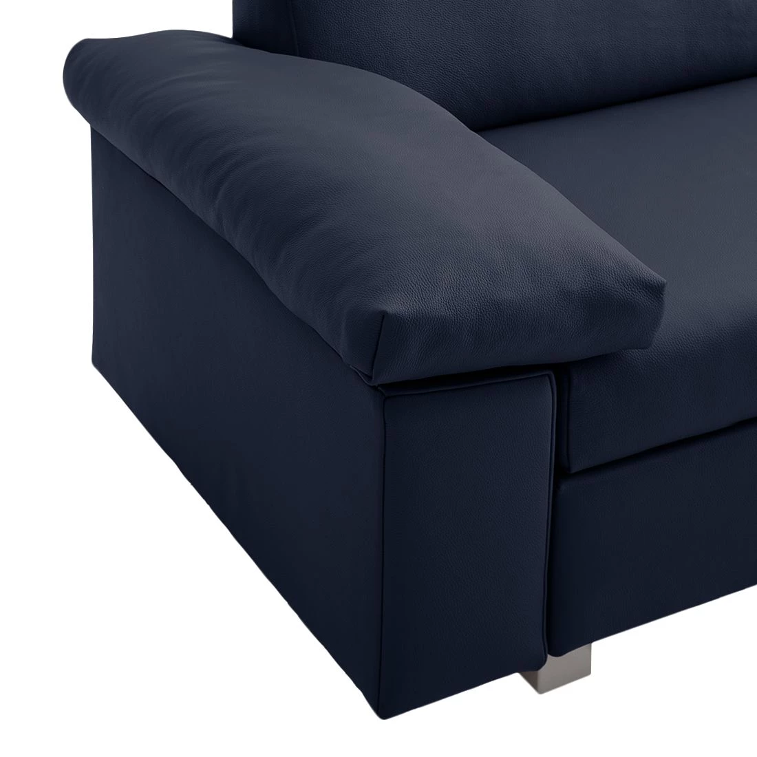 Chillout by Franz Fertig Canapé convertible Plaza - Bleu foncé - Largeur : 172 cm - Accoudoir réglable 6 Chillout by Franz Fertig Canapé convertible Plaza - Bleu foncé - Largeur : 172 cm - Accoudoir réglable – Image 6