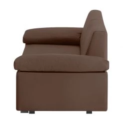 Chillout by Franz Fertig Canapé convertible Plaza - Expresso - Largeur : 172 cm - Accoudoir réglable -Canapés Soldes Magasin schlafsofa plaza echtleder espresso 172 cm abklappbare armlehnen 1412598