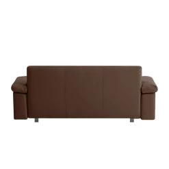 Chillout by Franz Fertig Canapé convertible Plaza - Expresso - Largeur : 172 cm - Accoudoir réglable -Canapés Soldes Magasin schlafsofa plaza echtleder espresso 172 cm abklappbare armlehnen 1412614