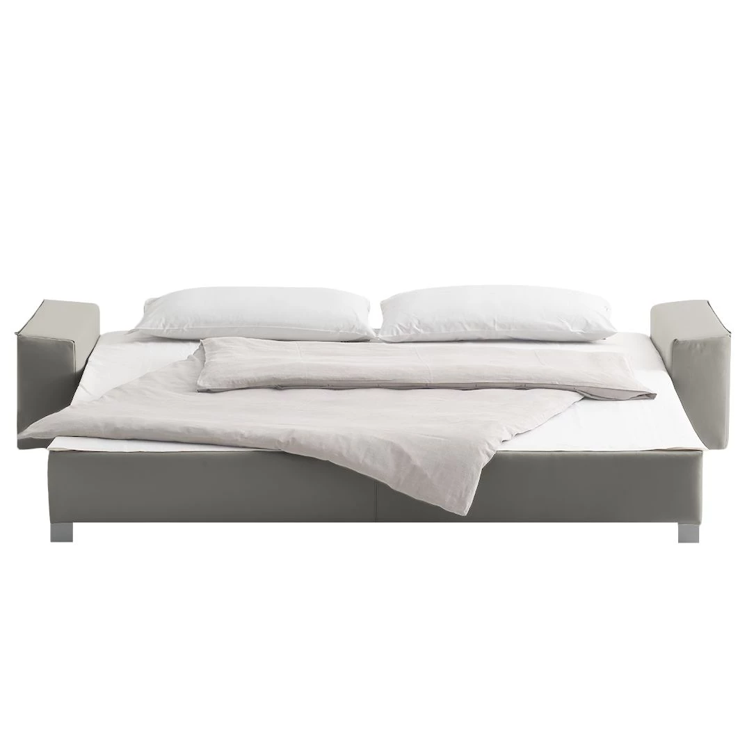 Chillout by Franz Fertig Canapé convertible Plaza - Gris - Largeur : 222 cm - Accoudoir réglable 3 Chillout by Franz Fertig Canapé convertible Plaza - Gris - Largeur : 222 cm - Accoudoir réglable – Image 3