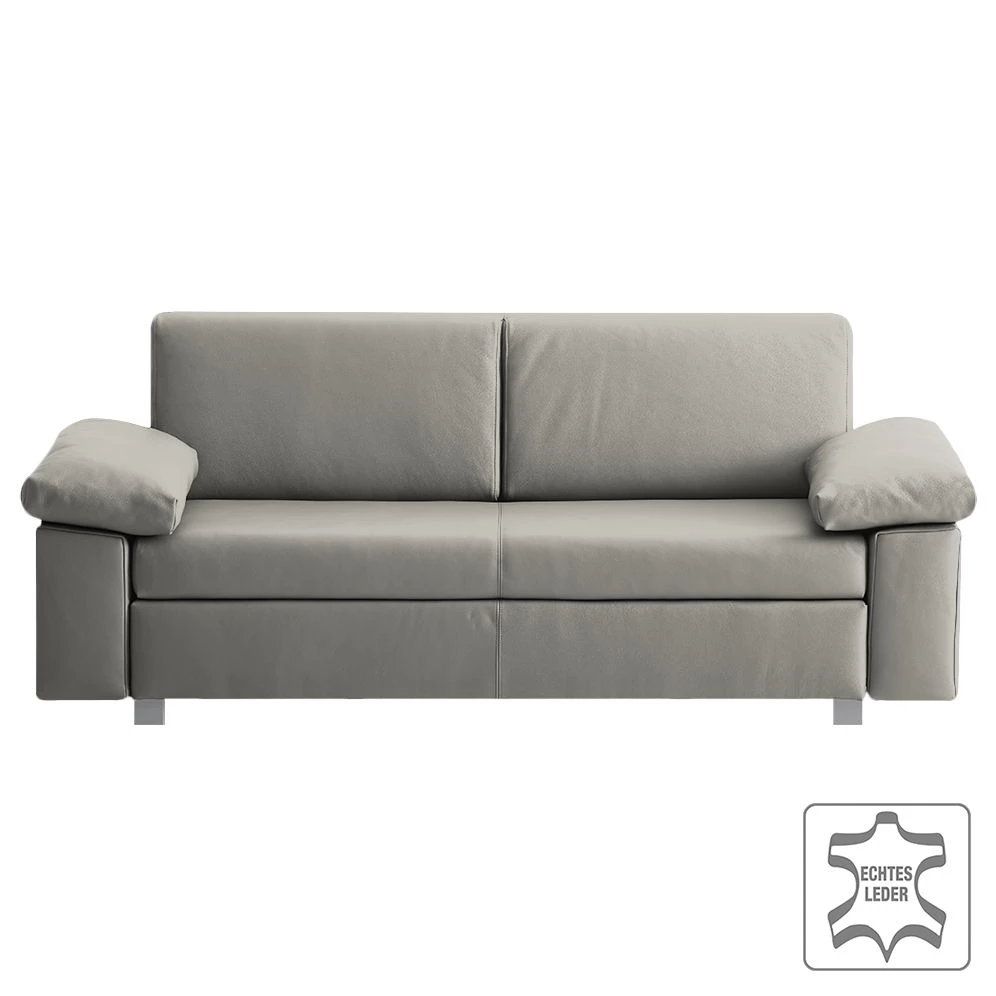 Chillout by Franz Fertig Canapé convertible Plaza - Gris - Largeur : 222 cm - Accoudoir réglable 2 Chillout by Franz Fertig Canapé convertible Plaza - Gris - Largeur : 222 cm - Accoudoir réglable – Image 2