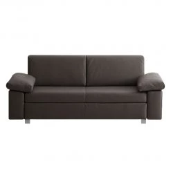 Chillout by Franz Fertig Canapé convertible Plaza - Marron bison - Largeur : 192 cm - Accoudoir réglable