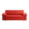 Chillout by Franz Fertig Canapé convertible Plaza - Rouge - Largeur : 172 cm - Accoudoir réglable