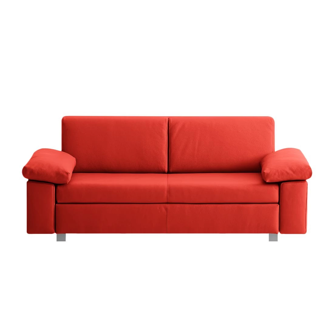 Chillout by Franz Fertig Canapé convertible Plaza - Rouge - Largeur : 172 cm - Accoudoir réglable 1 Chillout by Franz Fertig Canapé convertible Plaza - Rouge - Largeur : 172 cm - Accoudoir réglable