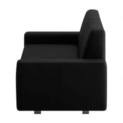 Chillout by Franz Fertig Canapé convertible Plaza - Noir - Largeur : 198 cm - Sans fonction -Canapés Soldes Magasin schlafsofa plaza echtleder schwarz 198 cm gerade armlehnen 1414886