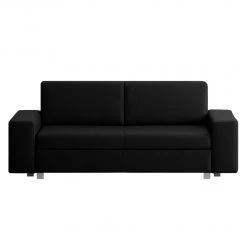 Chillout by Franz Fertig Canapé convertible Plaza - Noir - Largeur : 198 cm - Sans fonction