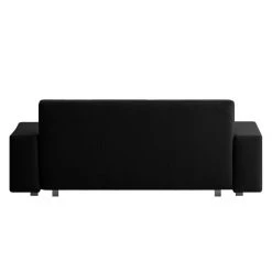 Chillout by Franz Fertig Canapé convertible Plaza - Noir - Largeur : 198 cm - Sans fonction -Canapés Soldes Magasin schlafsofa plaza echtleder schwarz 198 cm gerade armlehnen 1414902