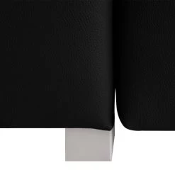 Chillout by Franz Fertig Canapé convertible Plaza - Noir - Largeur : 198 cm - Sans fonction -Canapés Soldes Magasin schlafsofa plaza echtleder schwarz 198 cm gerade armlehnen 1414906