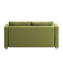 Chillout by Franz Fertig Canapé convertible Randa - Vert - Largeur : 202 cm -Canapés Soldes Magasin schlafsofa randa webstoff gruen 168 cm 4016456