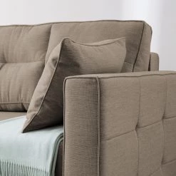 Roomscape Canapé convertible Realico - Cappuccino -Canapés Soldes Magasin schlafsofa realico webstoff cappuccino 4912896