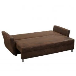Mooved Canapé convertible Rollins - Cognac vintage -Canapés Soldes Magasin schlafsofa rollins antiklederoptik vintage cognac 4960740