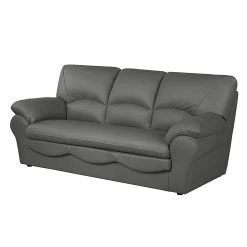 Modoform Canapé convertible Torsby - Cuir véritable anthracite