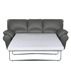 Modoform Canapé convertible Torsby - Cuir véritable anthracite -Canapés Soldes Magasin schlafsofa torsby echtleder anthrazit 495114