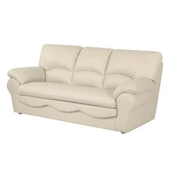 Modoform Canapé convertible Torsby - Cuir véritable beige