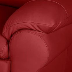 Modoform Canapé convertible Torsby - Cuir véritable rouge -Canapés Soldes Magasin schlafsofa torsby echtleder rot 494944