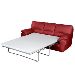 Modoform Canapé convertible Torsby - Cuir véritable rouge -Canapés Soldes Magasin schlafsofa torsby echtleder rot 494952